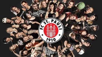 Roller Derby-Mannschaft bei FC St. Pauli
