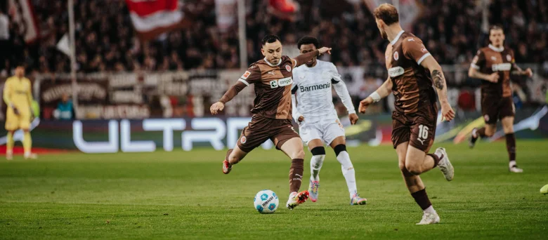 Manolis Saliakas im Heimspiel gegen Leverkusen.