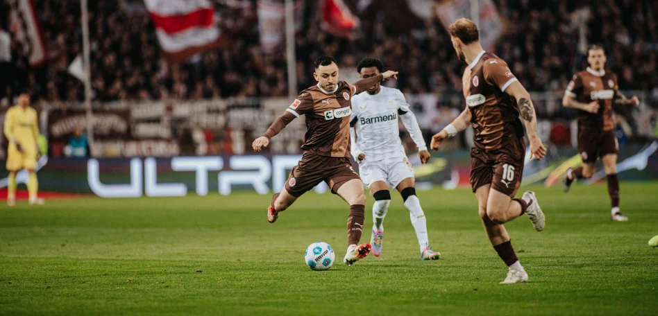 Manolis Saliakas im Heimspiel gegen Leverkusen.