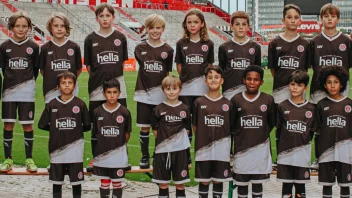 Ein Mannschaftsbild der U10