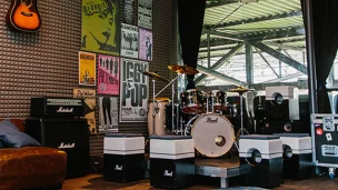 Ein Bild der Musikschule im Millerntor-Stadion