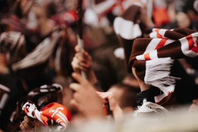 Stimmung im Stadion des FC St. Pauli